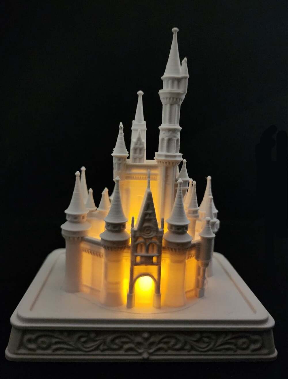 Mini Castle Night Light inspired by Disney | Fairy Tale Lamp, 3D Printed Decor